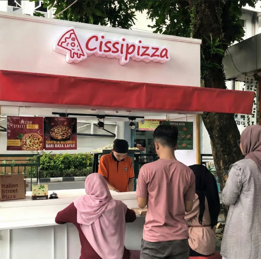 Aktivitas Jual Beli di Cissipizza